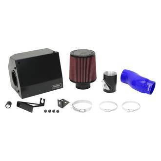Mishimoto® - Performance Aluminum Blue Cold Air Intake System with Red Filter