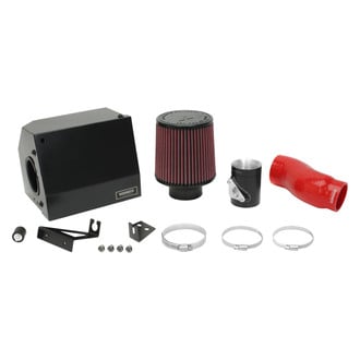 Mishimoto® - Performance Aluminum Red Cold Air Intake System with Red Filter