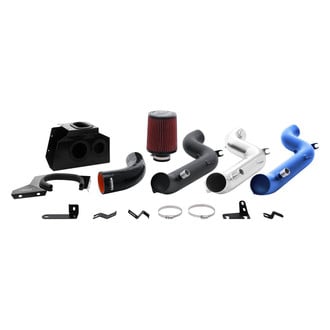 Mishimoto® - Performance Aluminum Wrinkle Blue Cold Air Intake System with Red Filter