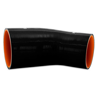 Mishimoto® - Black Silicone 45 Degree Reducer Coupler