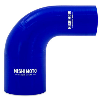 Mishimoto® - Blue Silicone 90 Degree Reducer Coupler