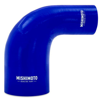 Mishimoto® - Blue Silicone 90 Degree Reducer Coupler
