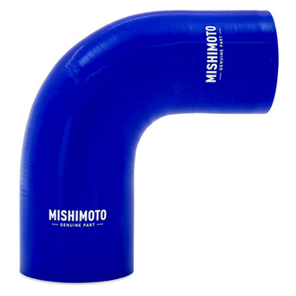 Mishimoto® - Blue Silicone 90 Degree Reducer Coupler