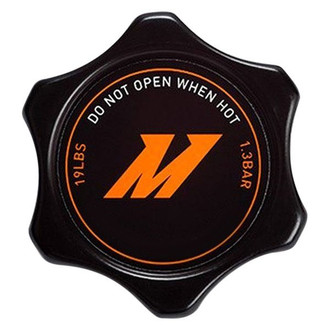 Mishimoto® - Small Black Anodized Steel High-Pressure Engine Coolant Radiator Cap