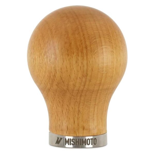 Mishimoto® - Round Steel Core Beech Wood Shift Knob