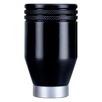 Mishimoto® - Weighted Black Shift Knob with Silver Core