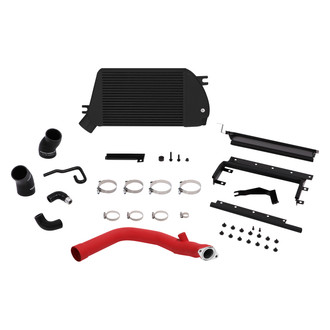 Mishimoto® - Performance Top-Mount Intercooler Kit with Red Pipe and Charge Pipe System