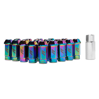 Mishimoto® - Neochrome Cone Seat Open End Lug Wheel Installation Kit