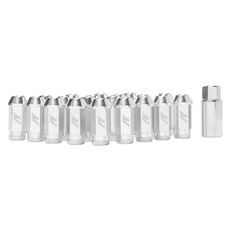 Mishimoto® - Silver Cone Seat Open End Lug Wheel Installation Kit