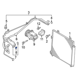 Mitsubishi OE - A/C Refrigerant Line O-Ring