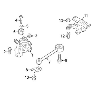 Mitsubishi OE - Engine / Transaxle - Engine & Transmission Mounting