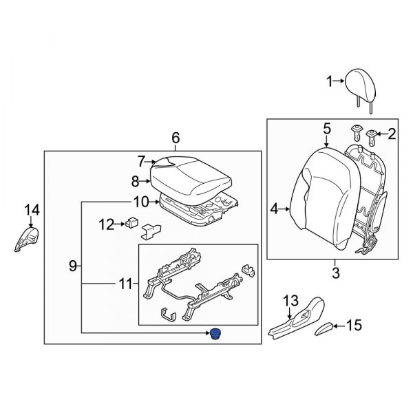 Seat Track Adjust Mechanism