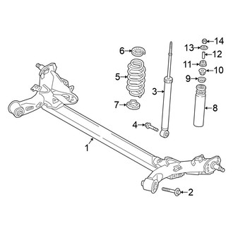 Mitsubishi OE - Rear Suspension - Suspension Components