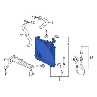 Mitsubishi OE - Radiator