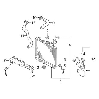 Mitsubishi OE - Cooling - Radiator & Components (BE / ES / LE / SE)