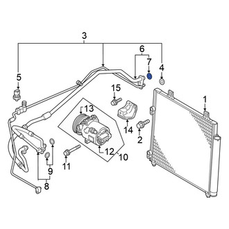 Mitsubishi OE - A/C Refrigerant Line O-Ring