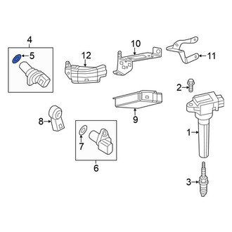 Mitsubishi OE - Engine Camshaft Position Sensor O-Ring