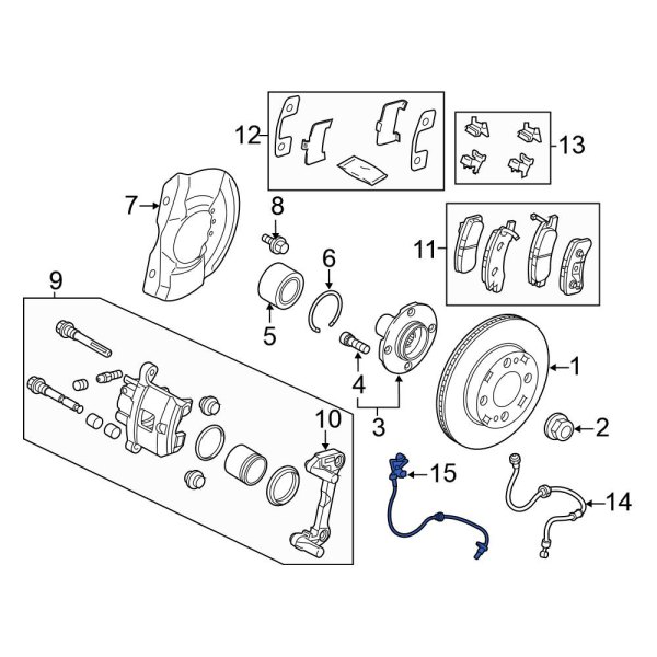 ABS Wheel Speed Sensor