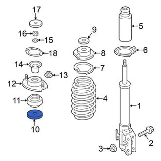 Mitsubishi OE - Front Suspension Strut Mount