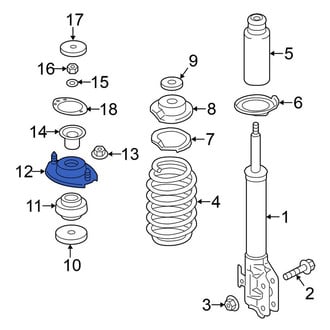 Mitsubishi OE - Front Suspension Strut Mount