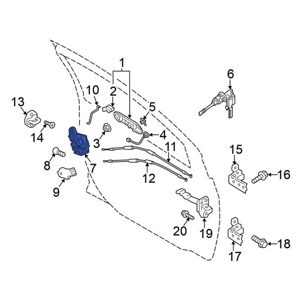 Door Latch Assembly