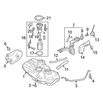 Mitsubishi OE - Fuel System Components (ES / SE)