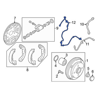 Mitsubishi OE - Front ABS Wheel Speed Sensor