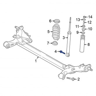 Mitsubishi Mirage G4 OEM Suspension Parts | Shocks, Struts — CARiD.com