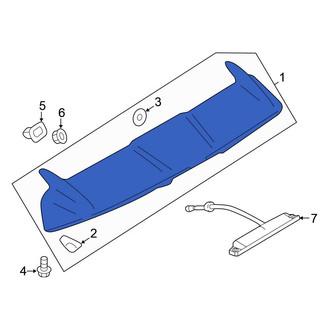 Mitsubishi OE - Rear Spoiler