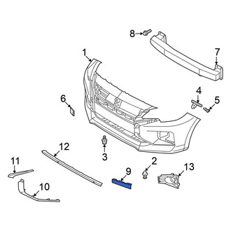 Mitsubishi OE - Front Left Spoiler