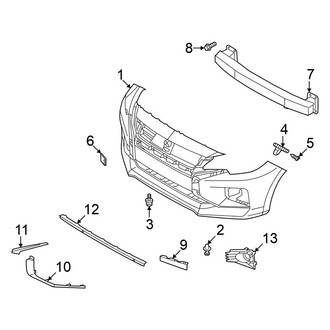 Mitsubishi OE - Front Bumper & Grille - Bumper & Components (BE / ES / LE / SE)