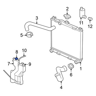 Mitsubishi OE - Engine Coolant Reservoir Cap