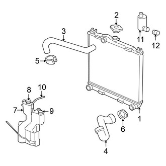 Mitsubishi OE - Cooling - Radiator & Components
