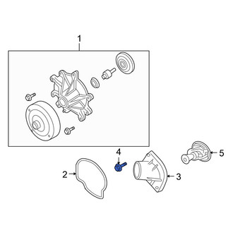 Mitsubishi OE - Engine Coolant Thermostat Housing Bolt