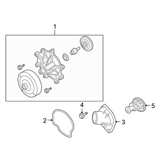 Mitsubishi OE - Cooling - Water Pump (DuroCross / LS / XLS)