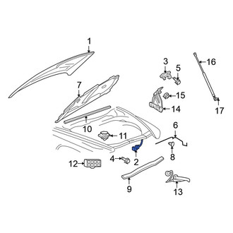 Mitsubishi OE - Front Hood Latch