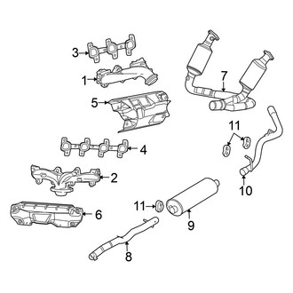 Mitsubishi OE - Exhaust System - Exhaust Components