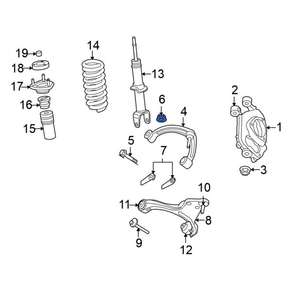 Suspension Ball Joint Nut & Washer