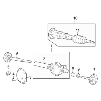 Mitsubishi OE - Front Suspension - Front Axle & Carrier (LS 4WD)