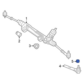 Mitsubishi OE - Upper Steering Knuckle Nut