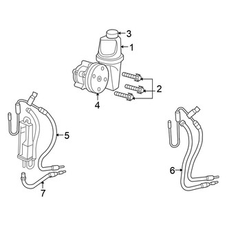 Mitsubishi OE - Steering Gear & Linkage - Pump & Hoses