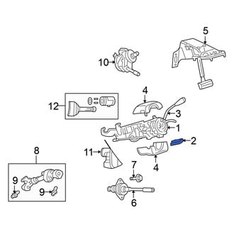 Mitsubishi OE - Steering Column Tilt Adjuster