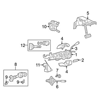 Mitsubishi OE - Steering Column Assembly