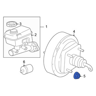 Mitsubishi OE - Power Brake Booster Nut