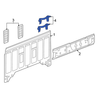 Mitsubishi OE - Rear Tailgate Step