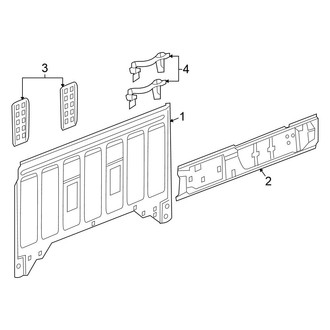 Mitsubishi OE - Cab - Back Panel (LS Double Cab)