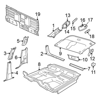 Mitsubishi OE - Cab - Interior Trim (LS Double Cab)