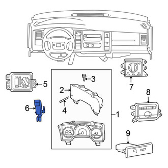Mitsubishi OE - Electronic Parking Brake Control Switch