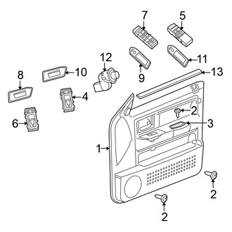 Mitsubishi OE - Front Door - Interior Trim