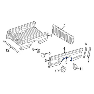 Mitsubishi OE - Rear Wheel Housing Side Panel
